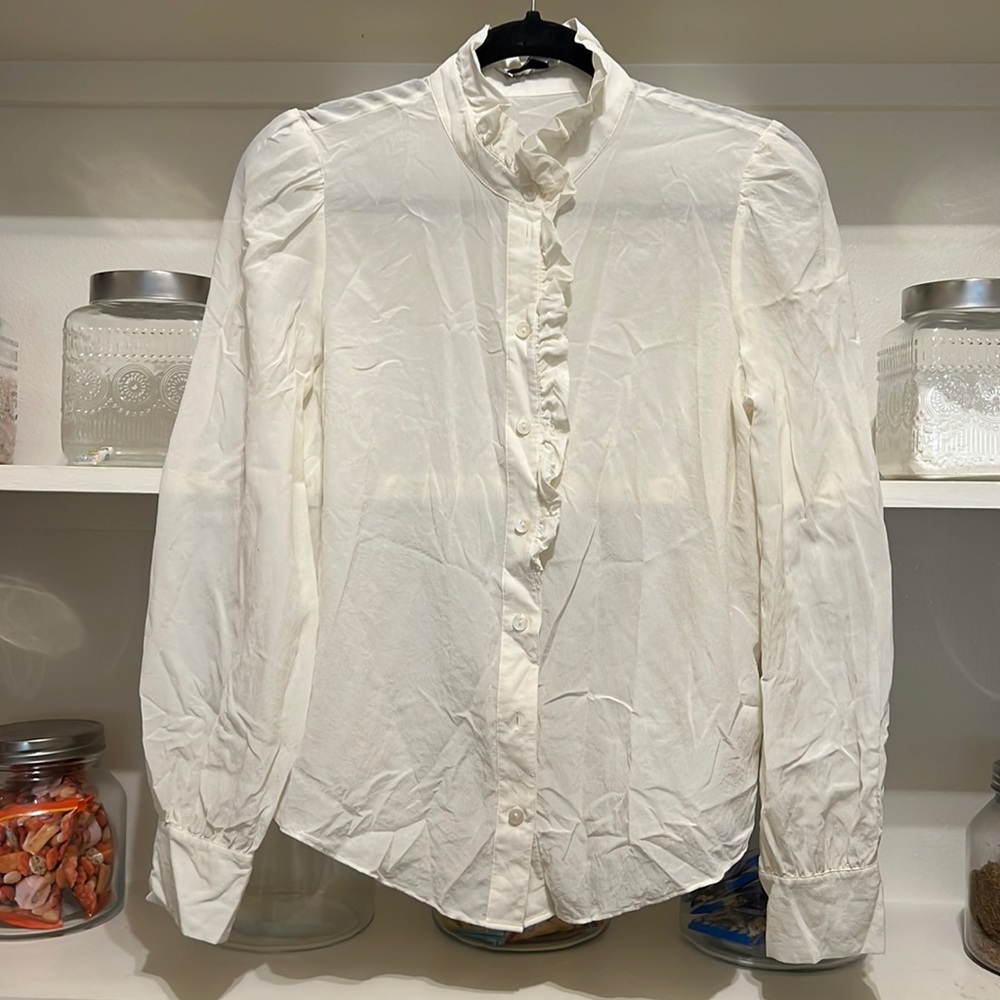Paris atelier & other stories silk blouse